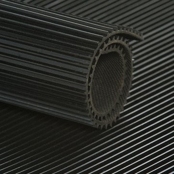 tapis fine strie 3mm 1.2m caoutchouc le metre lin