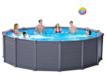 Piscine INTEX GRAPHITE Ø4.78m 1.24m Filtre à Sable