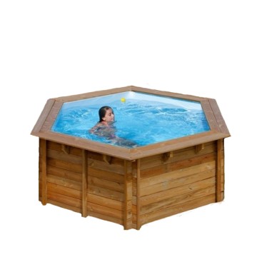 Kit Piscine Bois Octo Ronde LILI-2 Ø2.80 H1.07m Kit Piscine Bois Octo Ronde LILI-2 Ø2.80 H1.07m