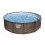 Piscine Hors sol Ronde STEEL effet rotin 366x100