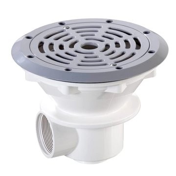 Bonde de Fond 2''Grille Plate PRESTIGE Gris Clair